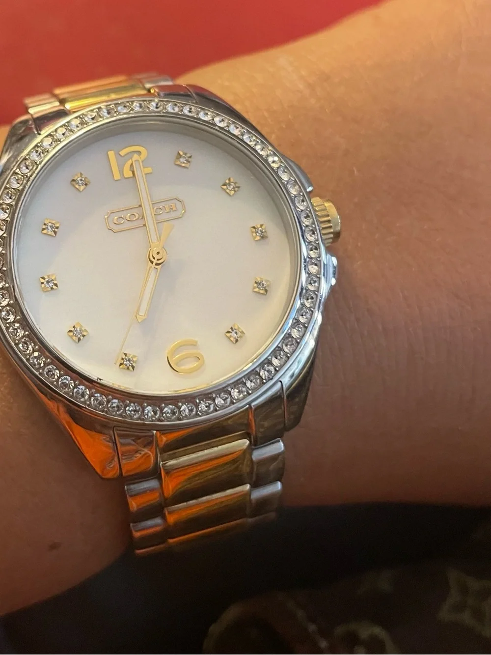 Coach Two-Tone Gold and Silver Women's Watch